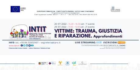 INTIT - “Vittime: trauma, giustizia e riparazione" - 2° Evento