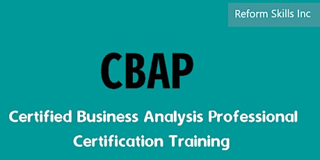 Certified Business Analysis Professional Certificat Training in Alpine, NJ