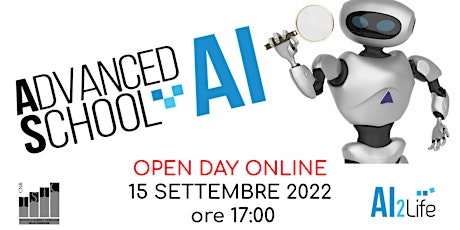 Open Day - V edizione dell'Advanced School in Artificial Intelligence
