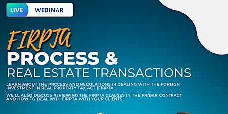 Imagen principal de FIRPTA & Closing Real Estate Transaction