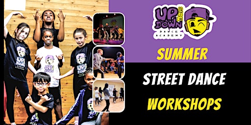 Summer street dance workshops for 6 to 16 years old at Woodlands Academy