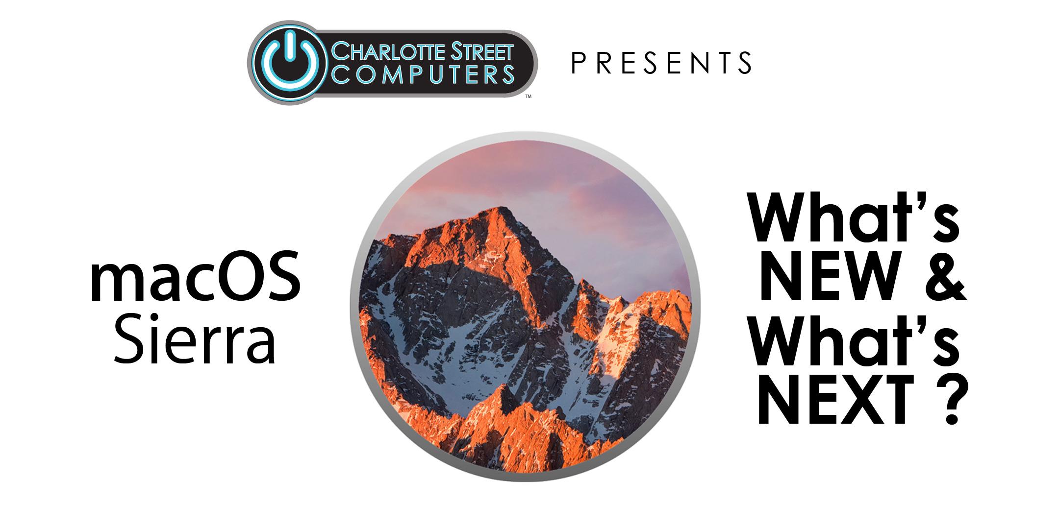 macOS Sierra: What's New and What's Next? FREE SEMINAR