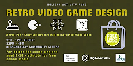 Retro Video Game Design | Summer Holiday Club | Runcorn (Ages 8-16)