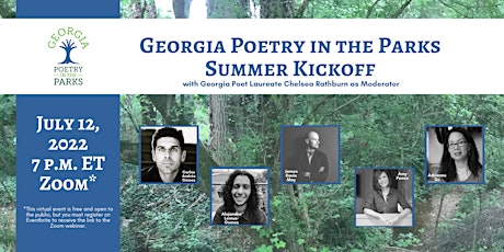 Georgia Poetry In The Parks: Summer Poetry Kickoff