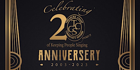 Treasure Coast Community Singers - Best of Twenty Years, Sun., Mar. 12, 3pm
