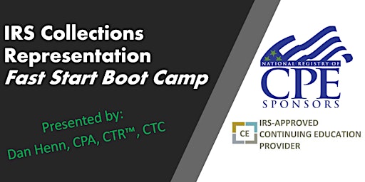 Tax Resolution Academy® Fast Start BootCamp (2 DAYS + Marketing Day)-ATL,GA