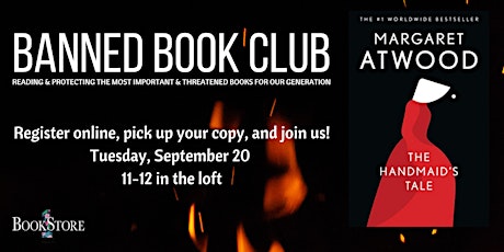 Banned Book Club "The Handmaid's  Tale" by Margaret Atwood