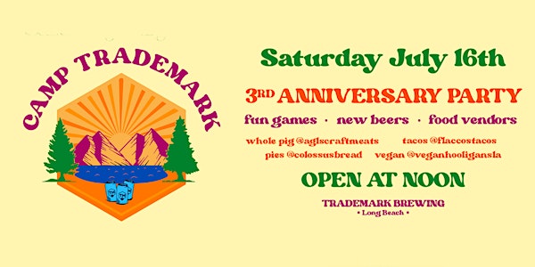 Trademark Brewing 3rd Anniversary  Party