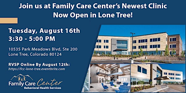 Family Care Center's New Clinic Opening in Lone Tree