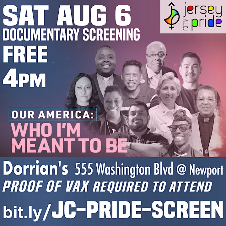 Jersey City Pride screening of OUR AMERICA  Documentary [FREE EVENT] image