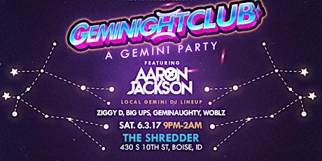Geminightclub A Gemini themed dance party 21+ primary image