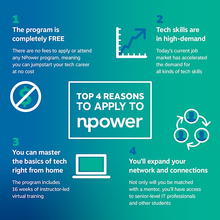 Breaking into Tech: Start a new career with NPower's Tech Fundamentals! image