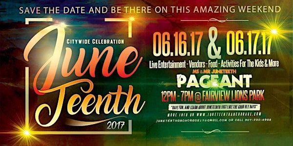 Juneteenth Anchorage Citywide Celebration