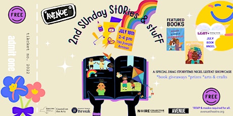 2nd Sunday Storytime @ The Ave July Family Pride Event