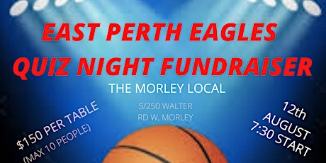 East Perth Eagles Quiz Night Fundraiser