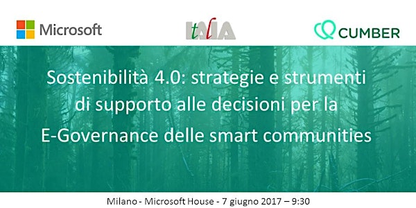 Sostenibilità 4.0: strategie e strumenti di supporto alle decisioni per la E-Governance delle smart communities