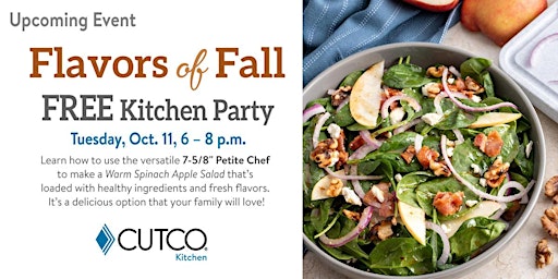 "Flavors of Fall" cooking demonstration