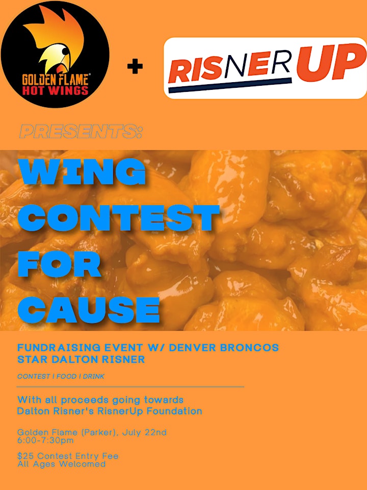 Wing Contest for Cause: RisnerUp Foundation & Golden Flame Hot Wings image