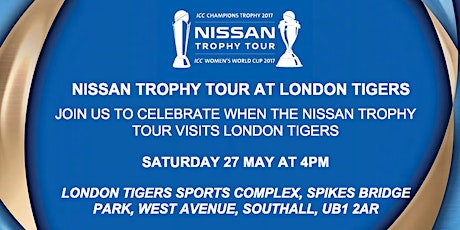 ICC Trophy Tour at London Tigers primary image