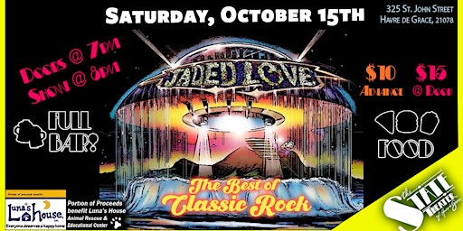 JADED LOVE - An Evening with Boston, Styx and More