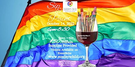 Sunday's Child Paint & Sip Pride Style Fundraiser