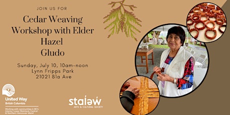 Cedar Weaving - Make a Bracelet with Kwantlen Elder Hazel Gludo  primärbild