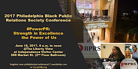 6/16: Philadelphia Black PR Society Conference @The Liberty View at Independence Visitor Center primary image