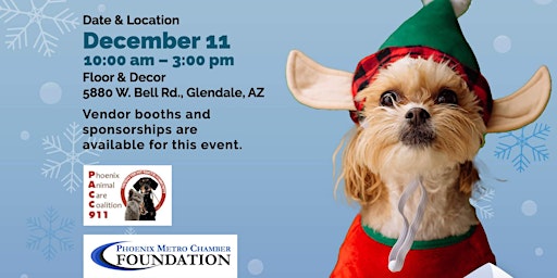 Phoenix Metro Chamber Foundation's Winter Pet Adoption Event