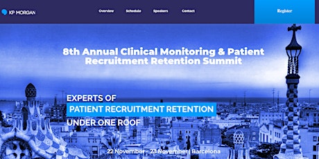 8th Clinical Monitoring and Patient Recruitment Retention Summit, Barcelona