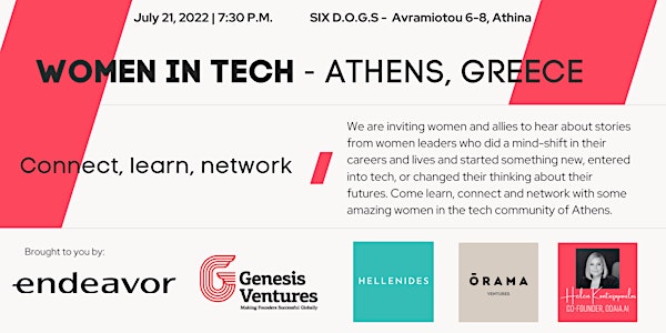 Women in Tech - connect, learn, network