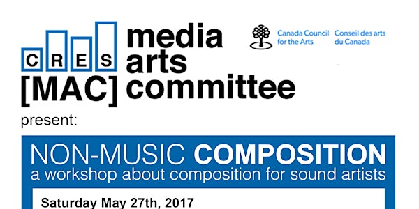 Non-Music Composition - A Workshop for Sound Artists with Sam McKinlay