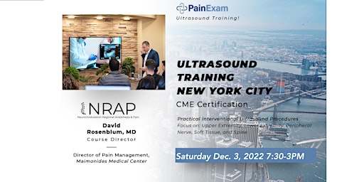 NRAP: NYC Regional Anesthesia and  Pain  Ultrasound CME  Workshop primary image