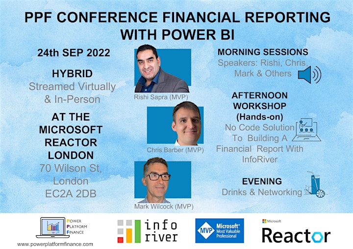 PPF Conference 2022 (London/Hybrid) - Financial Reporting with Power BI image