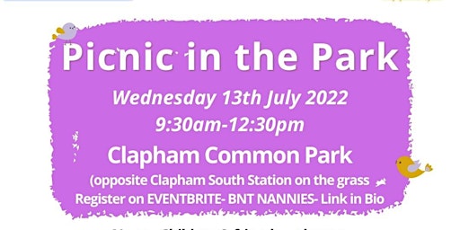 PICNIC IN THE PARK- Clapham Common primary image
