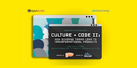 "Culture + Code II: How Diverse Teams Lead to Transformational Products" Presented by Dev Bootcamp primary image