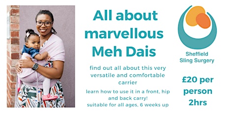 Marvellous Meh Dais Workshop June 6th 14.15pm primary image
