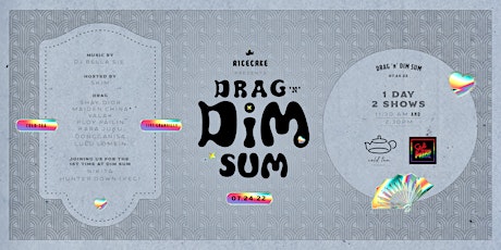 Imagen principal de Drag 'N' Dim Sum: Pride Edition! | 230PM .AFTERNOON SEATING.