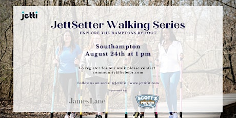 Imagem principal do evento JettSetter Walking Series "Southampton"