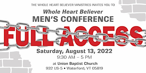 The Whole Heart Believer Men's Conference - Waterf