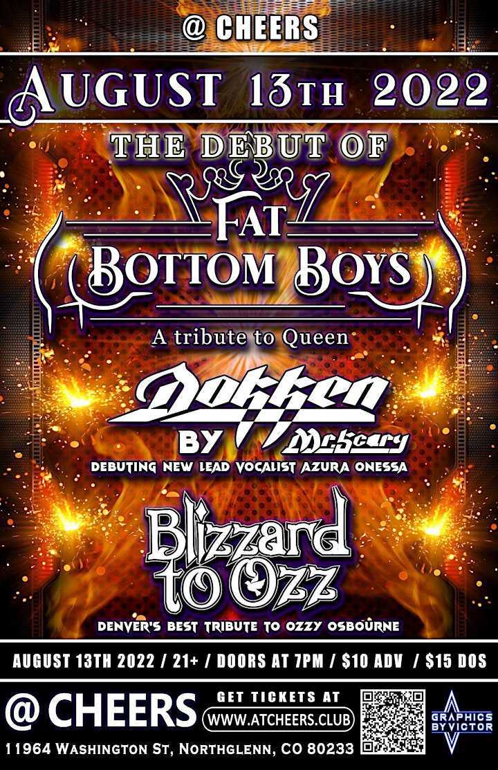 Queen / Dokken / Ozzy Tribute Night @ Cheers image