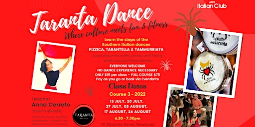 ITALIAN TARANTA DANCE CLASS SERIES - Course No. 3