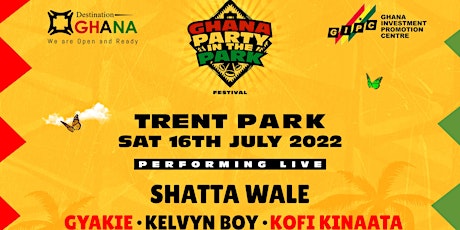 Hauptbild für Ghana Party  In The Park 2022
