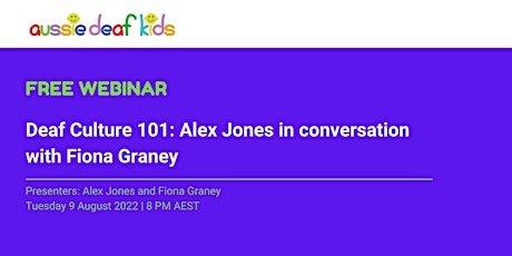 Deaf Culture 101: Alex Jones in conversation with Fiona Graney
