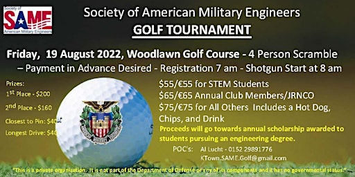 2022 SAME Golf Tournament