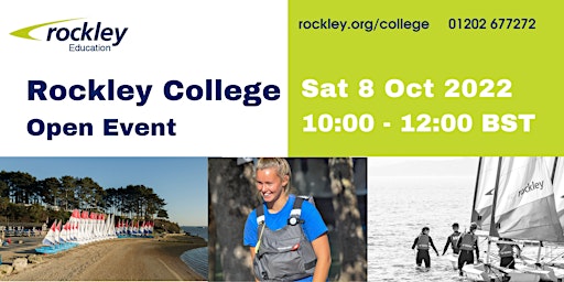 Rockley College Open Event Saturday 8 October 2022 primary image