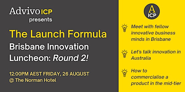 The Launch Formula Innovation Luncheon Brisbane