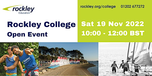 Rockley College Open Event Saturday 19 November 2022 primary image