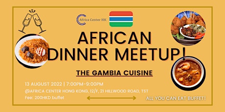 African Dinner Meetup (The Gambia Cuisine)