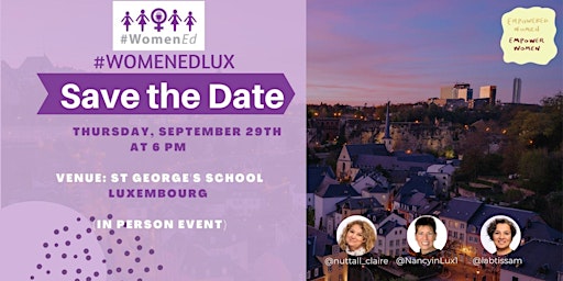 WomenEdLux Launch Event - new season - Empowerment
