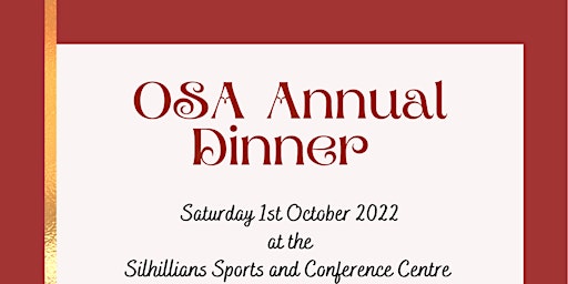 OSA Annual Dinner over 30